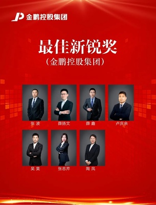 【榜樣的力量】金鵬控股集團2020年度評優之"最佳新銳"